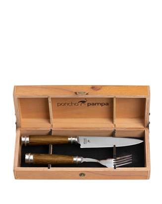Set de cubiertos asado premium